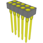 Conn Socket Strip SKT 10 POS 2.54mm Solder ST Top Entry Thru-Hole Bulk