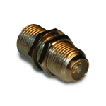 Conn Type F Adapter 0Hz to 2GHz 75Ohm ST RCP/RCP Bright Tin