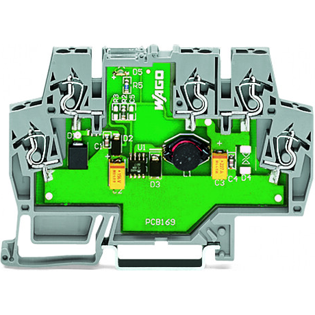 WAGO-859-801 DC/DC-Wandler und Spannungsreglermodul Module DC-DC 24VIN 1-OUT 5V 0.5A 5-Pin Box