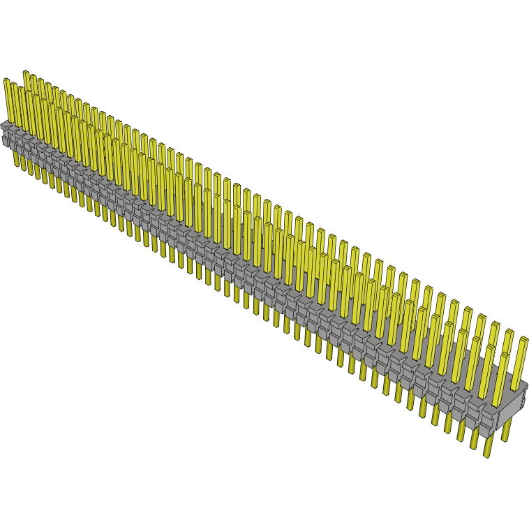 Samtec-TMS-150-52-S-D Steckverbinderleisten und Leiterplattenbuchsen Conn Unshrouded Header HDR 100 POS 1.27mm Solder ST Top Entry Thru-Hole Tube