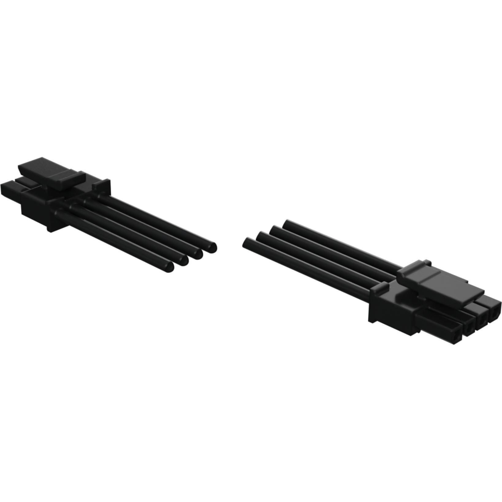 Molex-2262061043 Andere Kabelbaugruppen Cable Assembly Discrete Wire UL 1061 0.3m 18AWG Micro-Fit 3.0 to Micro-Fit 3.0 4 to 4 POS F-F Crimp Micro-Fit 3.0 Bag