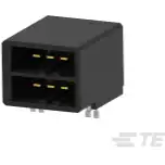 TE Connectivity-2-178137-2 连接器插头及 PCB 插座 Conn Wire to Board HDR 6 POS 3.81mm Solder RA Side Entry Thru-Hole Box