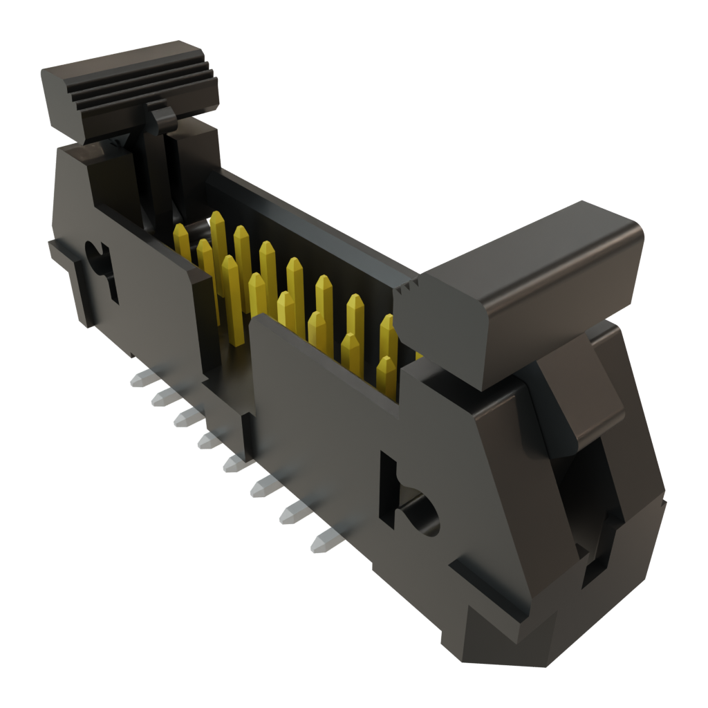 Samtec-EJH-108-02-F-D-SM Steckverbinderleisten und Leiterplattenbuchsen Conn Ejector Header HDR 16 POS 2.54mm Solder ST SMD Tube