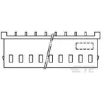 Conn Housing RCP 6 POS 2.5mm Crimp ST Cable Mount Ivory Bag