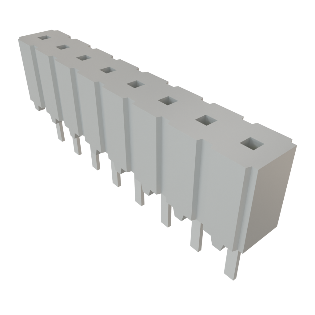 Samtec-CES-108-01-L-S Steckverbinderleisten und Leiterplattenbuchsen Conn Socket Strip SKT 8 POS 2.54mm Solder ST Top Entry Thru-Hole Tube