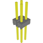 Conn Unshrouded Header HDR 4 POS 2.54mm Solder ST Top Entry Thru-Hole Bulk