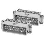 Conn Rectangular M 16Signal/1Ground POS Screw RA Panel Mount