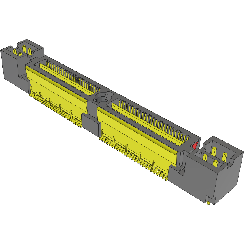 Samtec-QMSS-052-06.75-H-D-PC4 Steckverbinderleisten und Leiterplattenbuchsen Conn Micro High Speed Terminal Strip HDR 8Power/104Signal POS 6.35mm/0.635mm Solder ST SMD/Thru-Hole Tray