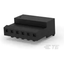 TE Connectivity-3-643498-6 连接器插头及 PCB 插座 Conn IDC Connector F 6 POS 2.54mm IDT RA Cable Mount Bag/Box