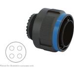 Conn Circular PIN 4 POS Crimp ST Cable Mount 4 Terminal 1 Port