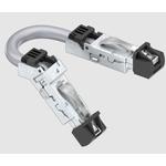 Cable Assembly Cat 6a S/FTP 1m 26AWG RJ-45 to RJ-45 8 to 8 POS M-M IDT-IDT Bag