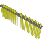 Conn Unshrouded Header HDR 68 POS 2mm Solder ST Top Entry Thru-Hole Bulk