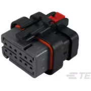 TE Connectivity-776533-2 Einzeladersteckverbinder, Gehäuse Conn Housing PL 12 POS 4.5mm Crimp ST Cable Mount Black Tube