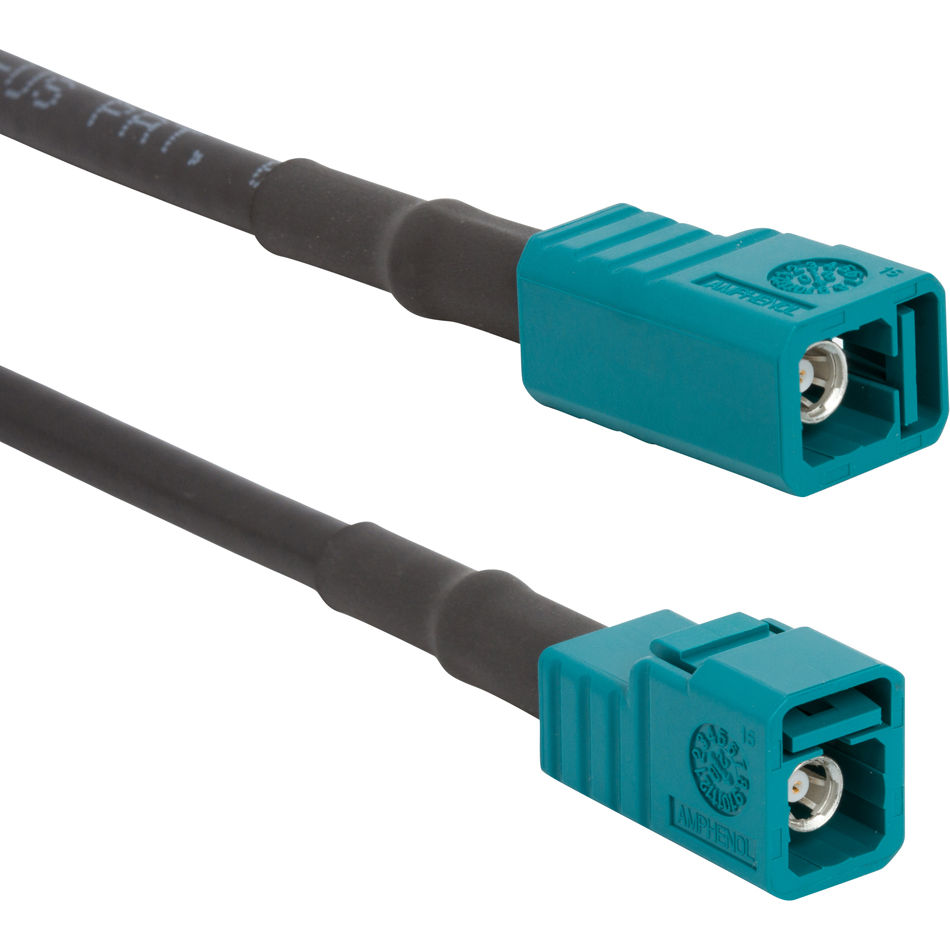 Amphenol RF-095FJZFJZSGM100 Assemblaggio cavo coassiale Cable Assembly Coaxial 1m FAKRA to FAKRA F-F