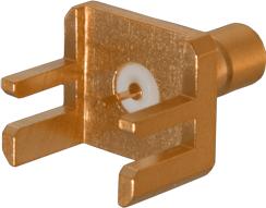 Cinch Connectivity Solutions-131-3701-811 Connettore RF Conn SMB 0Hz to 4GHz 50Ohm Solder ST Edge Mount RCP Gold