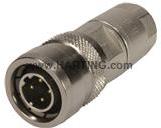HARTING Technology Group-21038811430 Connector Circular Conn M12 Circular PIN 4 POS Screw ST Cable Mount 4 Terminal 1 Port