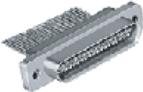 ITT Corporation-M83513/04-D11C Steckverbinder, D-Sub Conn Micro-D SKT 25 POS 1.27mm Crimp ST Panel Mount 25 Terminal 1 Port