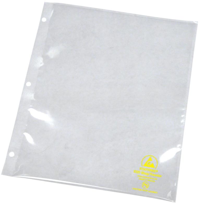 Desco Industries-07473 Misc Products Clear Sheet Protector, Lt Wt, 8.75 In X 11.25 In, 100 Pack