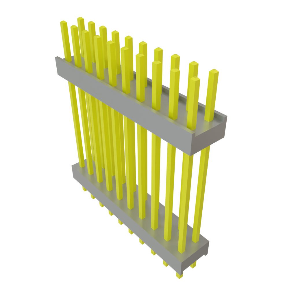 Samtec-DW-10-20-G-D-830 Piastre connettori e prese PCB Conn Board Stacker HDR 20 POS 2.54mm Solder ST Top Entry Thru-Hole Bulk