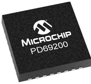 Microchip Technology-PD69200X-GGGG Controllers Ethernet potenza PoE Microcontroller