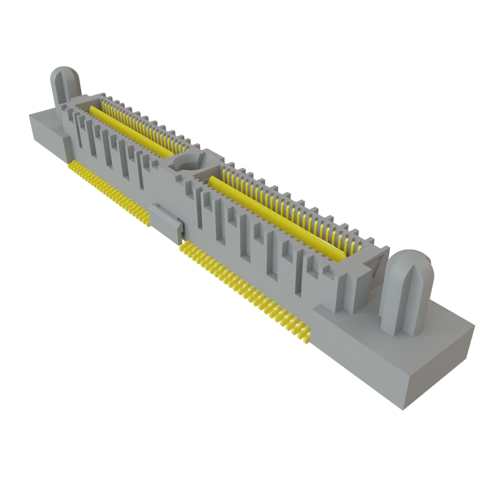 Samtec-QMS-052-06.75-H-D-A-GP 连接器插头及 PCB 插座 Conn Micro High Speed Terminal Strip HDR 104 POS 0.635mm Solder ST SMD Tray