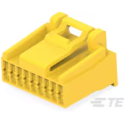 TE Connectivity-172316-7 Carcaza de cables discretos de conector Conn Housing PL 18 POS 3.7mm Crimp ST Cable Mount Yellow