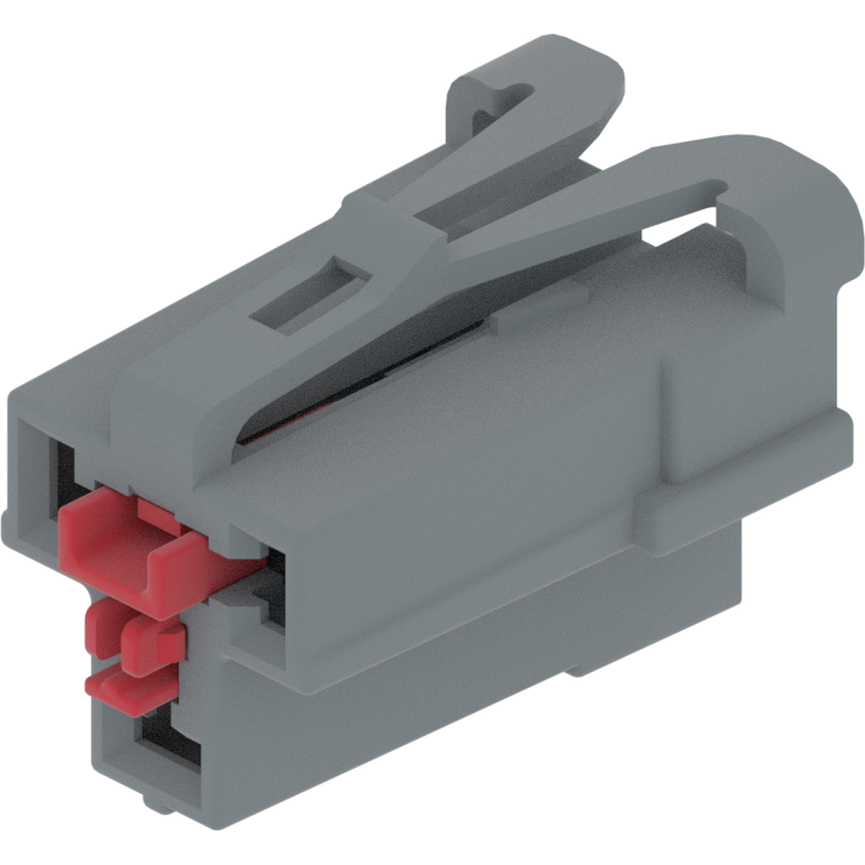 Delphi-33386295 Einzeladersteckverbinder, Gehäuse APEX 3 Way Unsealed Female Gray Connector