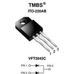 Diode Schottky 45V 30A 3-Pin(3+Tab) ITO-220AB Tube
