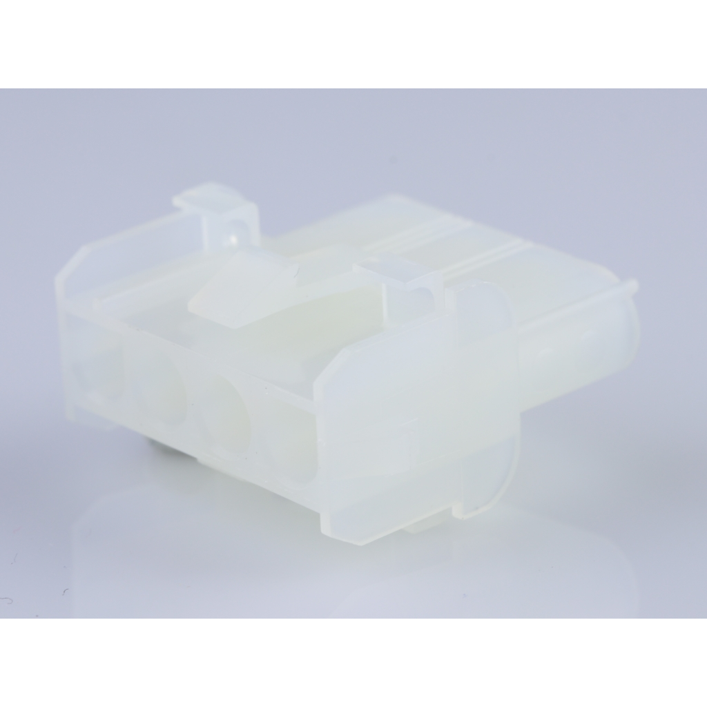 Molex-50842042 分立接线罩连接器 Conn Housing RCP 4 POS Crimp ST Panel Mount Natural MLX™ Carton