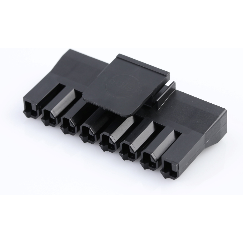 Molex-1726722008 Gaine de câblage de raccordement discret Conn Housing RCP 8 POS 7.5mm Crimp ST Cable Mount Black Super Sabre Carton