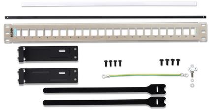 Belden-AX104563 Steckverbinderzubehör Connector Accessories Plate Straight Steel Titanium