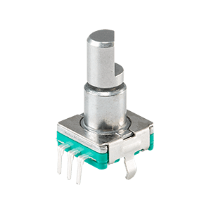 Same Sky (formerly CUI Devices)-RIC11-31S15.5D7-TH Mechanical Encoders 12 mm, 5 Vdc, 15 PPR, Through Hole, Mechanical Panel Mount Encoder