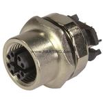 HARTING-21033812813 Steckverbinder, rund Conn M12 Circular SKT 8 POS Solder ST Thru-Hole 8 Terminal 1 Port