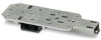 PHOENIX CONTACT-UTA 130 Steckverbinderzubehör Connector Accessories DIN Rail Straight Zinc Die Cast Silver
