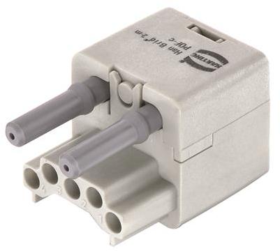 HARTING-09120042716 Conector de fibra óptica Han Brid-F-c + 2LWL-M-HCS-c Fiber Optics
