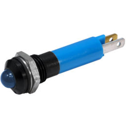 CML Innovative Technologies-19080250 Panel Mount Indicators LED Panel Mount Indicator Uni-Color Red 1200mcd 2-Pin