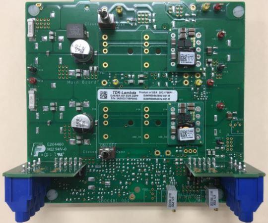 TDK-Lambda-I3A5A8A-001-EVK-D2PP Power Management Development Boards and Kits I3A4W005A150V/I3A4W008A033V DC to DC Converter and Switching Regulator Module 3.3V to 16.5V/5V to 30V Output Evaluation Board