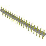 Conn Unshrouded Header HDR 19 POS 2.54mm Solder ST Top Entry Thru-Hole Tube