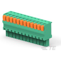 TE Connectivity-1-1986722-2 Blocchi terminali connettore Conn Terminal Block F 12 POS 3.81mm Push-In Spring ST Cable Mount 11A/Contact
