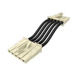 Samtec-PMSS-02-22-K-17.50-D-LDS Cable Assembly AC Power Cable Assembly 0.444m Power to Power 2 to 2 POS SKT-SKT Crimp-Crimp 22AWG
