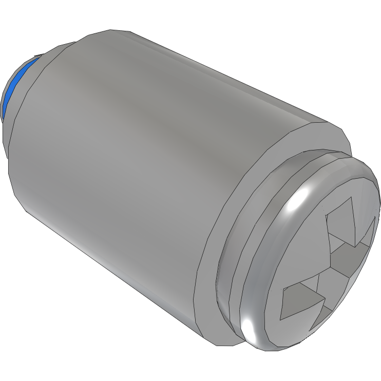 Samtec-SO-0715-01-02-01-L Distanzhülsen Standoff Round Swage F M3 X 0.5-THD Aluminum 6061