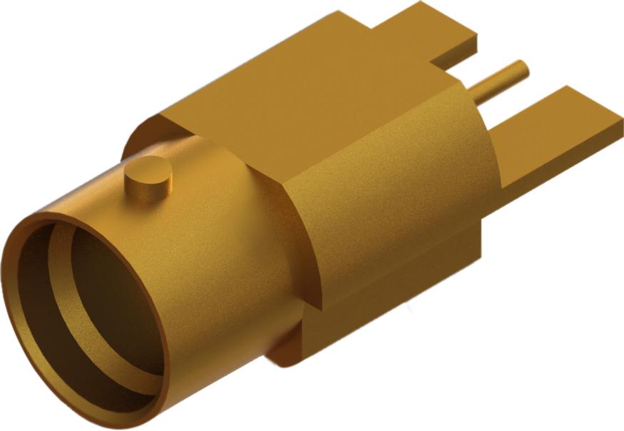 Amphenol SV Microwave-1211-66195 RF-Steckverbinder Conn SMP 0Hz to 40GHz 50Ohm Solder ST Edge Mount M Gold Over Nickel Tray