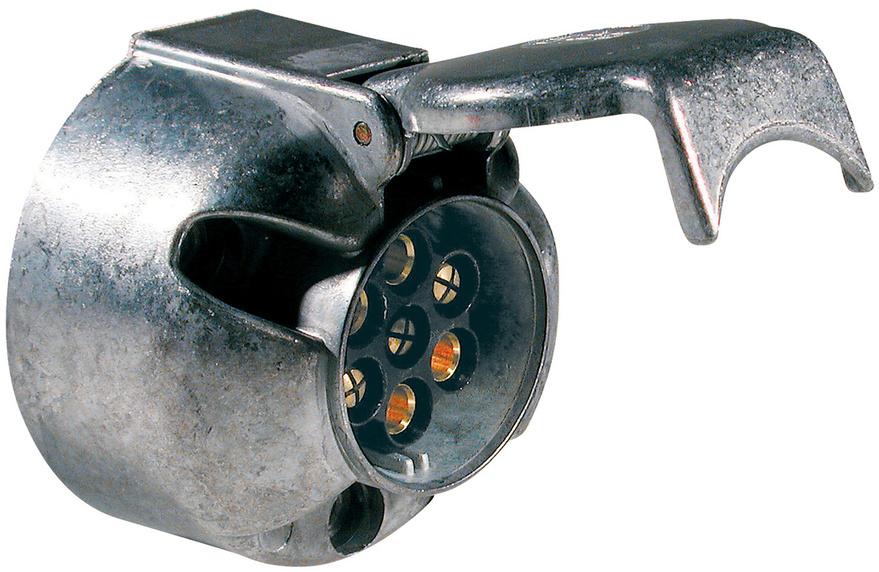 Littelfuse-00433700 Steckverbinder, rund Connector 7-Pole Aluminum Body Sockets