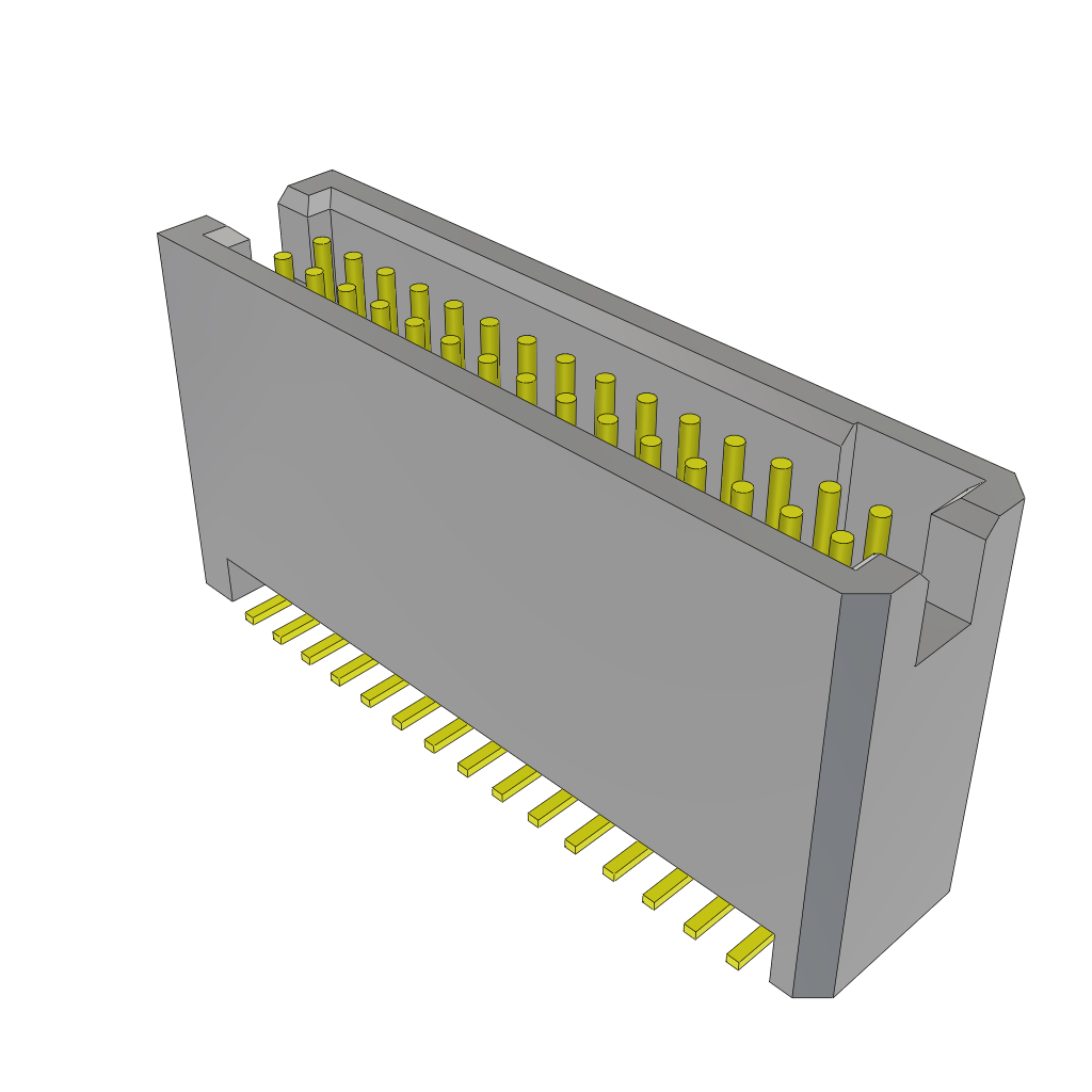 Samtec-TFM-115-32-S-D Piastre connettori e prese PCB Conn Shrouded Header (4 Sides) HDR 30 POS 1.27mm Solder ST Top Entry SMD TIGER EYE™ Tube