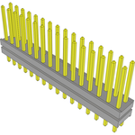 Conn Board Stacker HDR 32 POS 2mm Solder ST Top Entry Thru-Hole Bulk