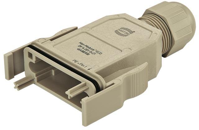 HARTING-09140010421 抽缩起动适配器 Hood 180° Polycarbonate Han-Modular®