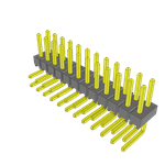 Conn Unshrouded Header HDR 24 POS 2.54mm Solder RA Side Entry Thru-Hole Bulk