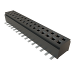 Conn Micro Socket Strip SKT 30 POS 1mm Solder ST Top Entry SMD TIGER CLAW™ Tube
