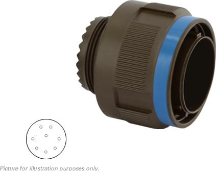 SOURIAU-8D513W08PA-LC Connector Circular Conn Circular PIN 8 POS Crimp ST Cable Mount 8 Terminal 1 Port