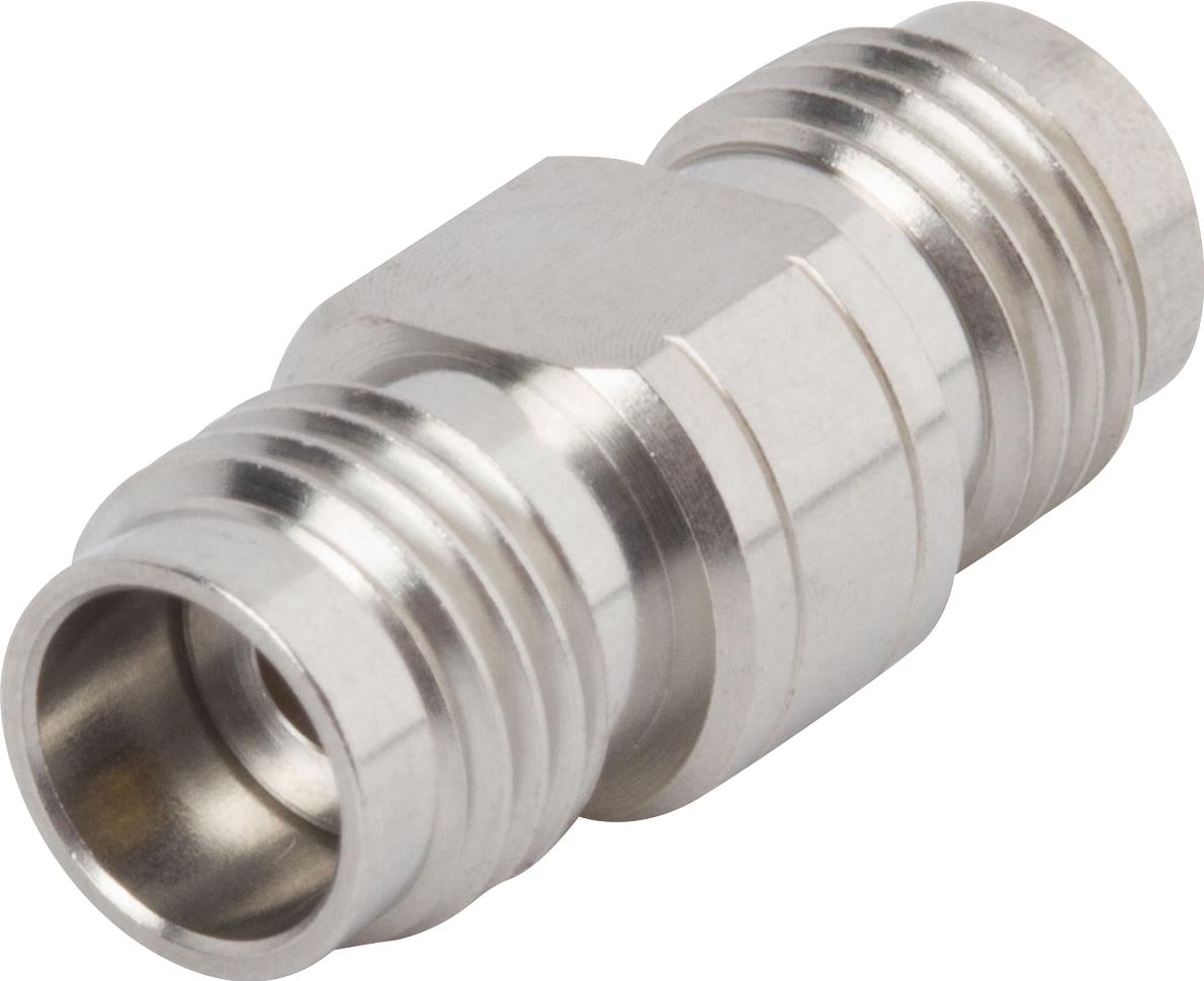Amphenol SV Microwave-SF1116-6053 RF-Steckverbinder Conn 2.4mm Adapter 0Hz to 50GHz 50Ohm ST RCP/RCP Gold Over Nickel Tray